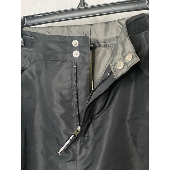 Champion Black Snow Pants Size Large Youth Polyester Waterproof Winter Gear EUC - Picture 3 of 7